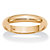 Polished Wedding Ring Band in 14k Yellow Gold (4mm)-11 at PalmBeach Jewelry