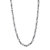 Polished Figaro-Link Chain Necklace in Sterling Silver 20" (4.25mm)-11 at PalmBeach Jewelry