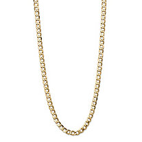Curb-Link Chain Necklace in 10k Yellow Gold 18" (4.25mm)