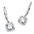 SETA JEWELRY 6.54 TCW Round Cubic Zirconia Halo Drop Earrings in Platinum over Sterling Silver-11 at Seta Jewelry
