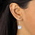 6.54 TCW Round Cubic Zirconia Halo Drop Earrings in Platinum over Sterling Silver-13 at PalmBeach Jewelry