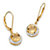 2.60 TCW Genuine Yellow Citrine and Diamond Accent Pave-Style Halo Drop Earrings in 14k Gold over Sterling Silver-11 at PalmBeach Jewelry