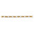 Men's White Diamond Accent Two-Tone Pave-Style Oval Loop Curb-Link Bracelet Yellow Gold-Plated 8.5"-15 at PalmBeach Jewelry
