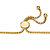 Diamond Accent Paw Print Adjustable Drawstring Bracelet Yellow Gold-Plated 9"-12 at PalmBeach Jewelry