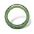 Genuine Green Jade Striped Ring Band with 10k Yellow Gold Accent-12 at PalmBeach Jewelry
