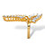 4.10 TCW Marquise-Cut Cubic Zirconia Elongated Leaf Wrap Bypass Cocktail Ring Yellow Gold-Plated-12 at PalmBeach Jewelry