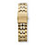 Men's Seiko Solar Watch with Gold Face and Bracelet Band in Gold Tone 8"-12 at Direct Charge presents PalmBeach