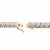 White Diamond Accent Two-Tone Pave-Style S-Link Tennis Bracelet Yellow Gold-Plated 7"-12 at PalmBeach Jewelry