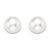 Genuine White Cultured Freshwater Pearl Stud Earrings in 14k Yellow Gold (8mm)-11 at PalmBeach Jewelry
