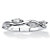 Marquise-Cut Cubic Zirconia Twisted Vine Ring in Sterling Silver (.40 TCW)-11 at PalmBeach Jewelry