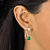 Simulated Birthstone Crystal Hoop Earrings 2-Pair Set in Silvertone and Goldtone 1/2"-13 at PalmBeach Jewelry