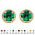 Genuine Birthstone Round Stud Earrings in 10k Yellow Gold 7.5 mm-105 at Direct Charge presents PalmBeach