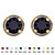 Genuine Birthstone Round Stud Earrings in 10k Yellow Gold 7.5 mm-109 at Direct Charge presents PalmBeach