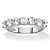 Round Cubic Anniversary Zirconia 1.75 TCW in Platinum over Sterling Silver-11 at PalmBeach Jewelry