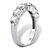 Round Cubic Anniversary Zirconia 1.75 TCW in Platinum over Sterling Silver-12 at PalmBeach Jewelry