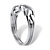Commitment Symbol Puzzle Ring in Platinum over Sterling Silver-12 at PalmBeach Jewelry