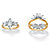 Marquise-Cut and Baguette Cubic Zirconia 2-Piece Starburst Jacket Wedding Ring Set 4.80 TCW Gold-Plated-15 at PalmBeach Jewelry