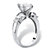 Marquise-Cut and Baguette Cubic Zirconia Engagement Ring 2.57 TCW in Platinum over Sterling Silver-12 at PalmBeach Jewelry