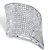 Round Cubic Zirconia Pave Cluster Wave Ring 2 TCW in Silvertone-11 at PalmBeach Jewelry