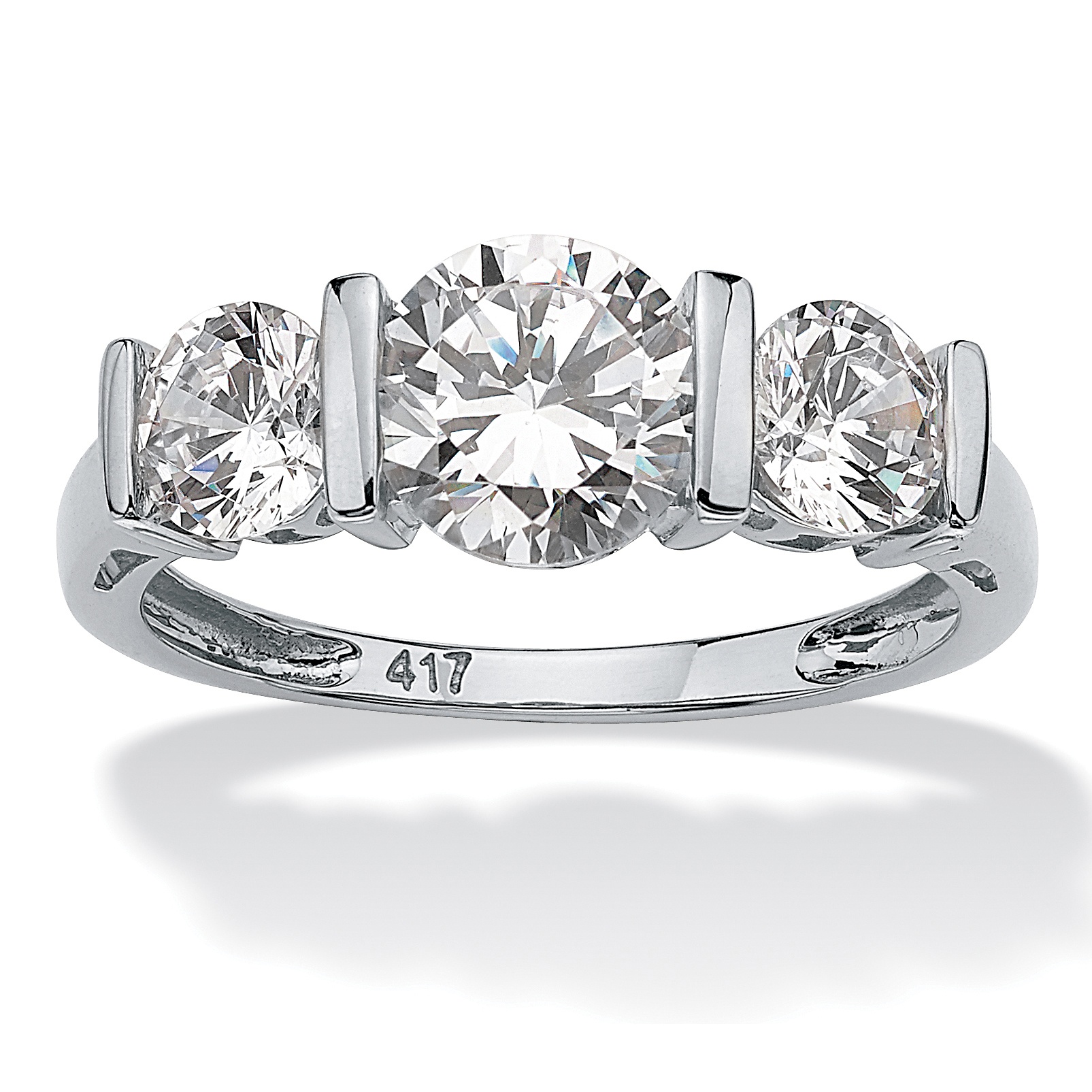 White Gold Cubic Zirconia Wedding Sets at Robert Balogh blog