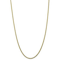 Curb-Link Chain Necklace in 10k Yellow Gold 16" (2.5mm)