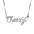 Diamond-Cut Personalized Nameplate Necklace in Sterling Silver 18"-11 at PalmBeach Jewelry