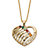 Round Simulated Birthstone Personalized "Mom" Necklace 18k Gold-Plated 20"-11 at PalmBeach Jewelry