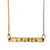 Personalized ID Name Bar Necklace in Gold Tone over Sterling Silver 18"-11 at PalmBeach Jewelry