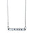 Personalized ID Name Bar Necklace in Sterling Silver 18"-11 at PalmBeach Jewelry