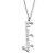 Vertical Script Nameplate Necklace in Sterling Silver 18"-11 at PalmBeach Jewelry