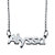Polished Nameplate Necklace in Sterling Silver 18"-11 at PalmBeach Jewelry