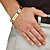 Men's Personalized ID Bracelet in Yellow Gold Ion-Plated Stainless Steel 8 1/2"-14 at PalmBeach Jewelry