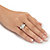 Marquise-Cut Cubic Zirconia Bypass Engagement Ring 1.03 TCW in Sterling Silver-13 at Direct Charge presents PalmBeach