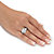Marquise-Cut Cubic Zirconia Engagement Anniversary Ring 1.03 TCW in Silvertone-13 at Direct Charge presents PalmBeach