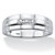 Men's Diamond Accent Band in Platinum over Sterling Silver-11 at Direct Charge presents PalmBeach