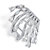 Pear-Cut and Round Cubic Zirconia Spray Cocktail Ring 3.23 TCW Platinum-Plated-11 at PalmBeach Jewelry
