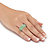 Genuine Green Jade Shrimp-Style Ring (11m)-13 at PalmBeach Jewelry