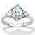 Marquise-Cut Cubic Zirconia 3-Stone Engagement Ring 1.90 TCW in Platinum over Sterling Silver-11 at PalmBeach Jewelry