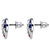 Crystal and Enamel Heart-Shaped American Flag Patriotic Holiday Earrings in Stainless Steel-12 at PalmBeach Jewelry