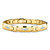Men's Diamond Accent Cross Pantera-Link Bracelet Gold-Plated 8"-11 at PalmBeach Jewelry