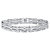 Men's Diamond Accent Bar-Link Bracelet in Silvertone 9"-11 at PalmBeach Jewelry