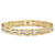 Men's Diamond Accent Bar-Link Bracelet Gold-Plated 9"-11 at PalmBeach Jewelry