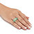 Genuine Green Jade "Longevity" Ring in Solid 10k Yellow Gold-13 at PalmBeach Jewelry