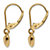 Polished Puffy Heart Drop Earrings in Hollow 14k Yellow Gold .75"-12 at PalmBeach Jewelry