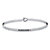 Breast Cancer "Survivor" Inscribed Bangle Bracelet in Silvertone 7"-11 at Direct Charge presents PalmBeach