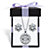 Cubic Zirconia CZ in Motion Stud Earrings and Pendant Necklace Set 5.76 TCW in Platinum over Sterling Silver With FREE Gift Box 18"-20"-11 at PalmBeach Jewelry