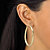 Diamond-Cut and Textured 8-Pair Set of Stud and Hoop Earrings 8 TCW in Silvertone and Gold Tone 1.5"-13 at PalmBeach Jewelry