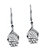 Diamond Accent Cluster Drop Earrings in Platinum over Sterling Silver-11 at PalmBeach Jewelry