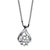 Diamond Accent Cluster Pendant Necklace in Platinum over Sterling Silver-11 at PalmBeach Jewelry