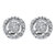 Round Diamond Accent Floating Halo Stud Earrings in Platinum over Sterling Silver-11 at PalmBeach Jewelry